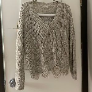 Distressed Sweater